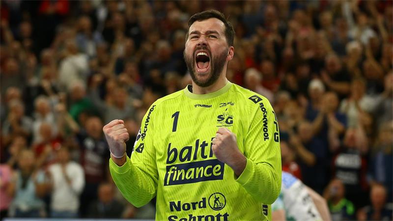 Benjamin Buric und die SG Flensburg-Handewitt treffen im DHB-Pokal auf den Schleswig-Holstein-Rivalen VfL Lübeck-Schwartau. (Archivbild)