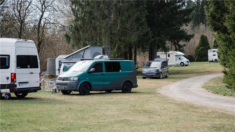 Bereits kurz nach der Eröffnung ist auf dem Wildwood-Campingplatz in Clausthal-Zellerfeld einiges los.