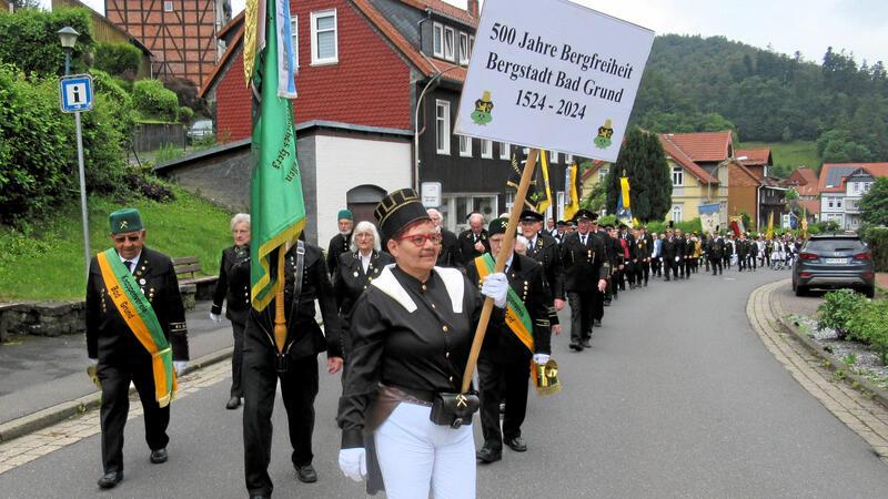 Bereits Ende Mai sind zum Landestzscherper die 500 Jahre Bergfreiheit das tragende Thema.