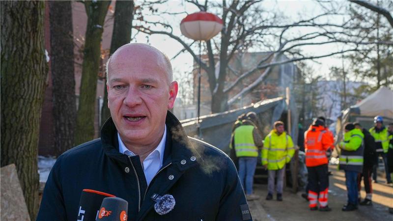 Berlins Regierender Bürgermeister Kai Wegner (CDU) musste das Krisenmanagement leiten.