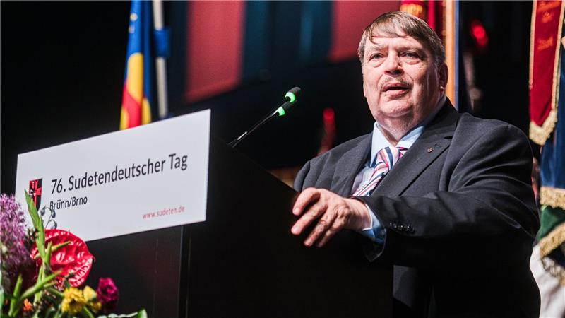 Bernd Posselt, Sprecher der Sudetendeutschen Volksgruppe.