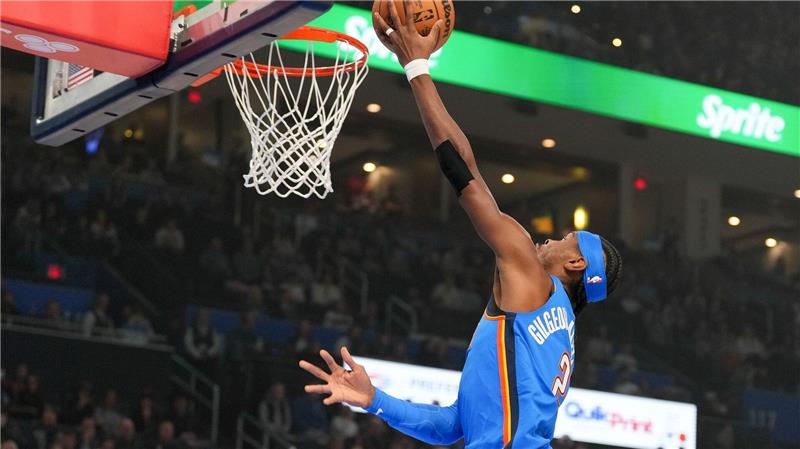 Bester Werfer der Partie: Shai Gilgeous-Alexander führte die Oklahoma City Thunder zum Sieg gegen die Memphis Grizzlies. (Archivfoto)