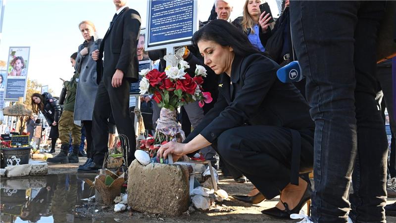 Bewegender Termin zum Abschluss der Reise.