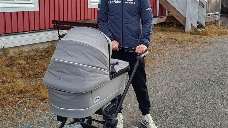 Biathlet Justus Strelow ist im August 2025 Vater eines Sohnes geworden.