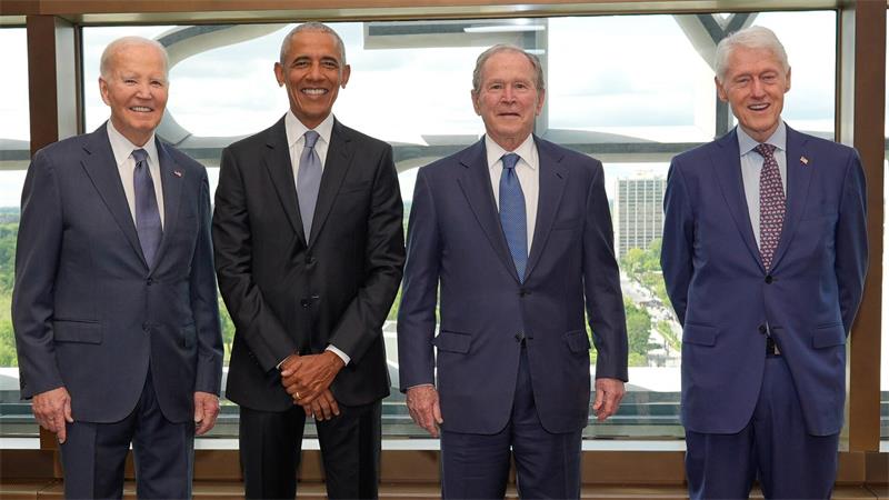 Der letzte Erfolg der Demokraten? Obama wird 65 Biden, Obama, Bush und Clinton – nur ein noch lebender US-Präsident fehlt. (Archivbild)