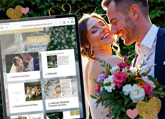NEU: Digi-Magazin „Heiraten im Harz“
