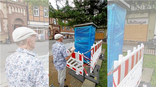 Bücherschrank am Rosentor in Goslar ist abgefackelt