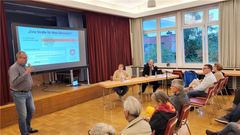 Wird eine Harzburger Straße nach Max Ohrenstein benannt? Wird eine Harzburger Straße nach Max Ohrenstein benannt?