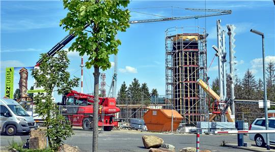 Torfhaus-Turm schon zwölf Meter hoch