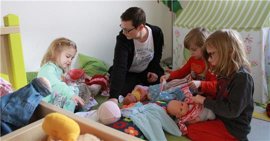 Kinder leben Integration auf natürliche Weise