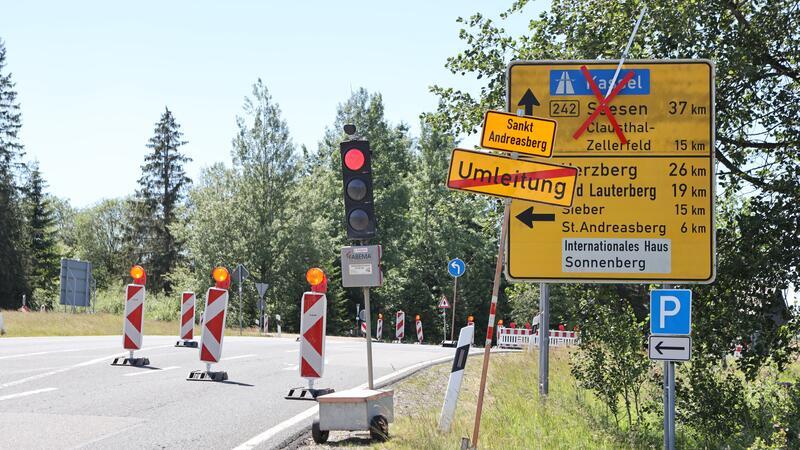 Bis Mitte September soll die Sanierung der Harzhochstraße abgeschlossen sein.