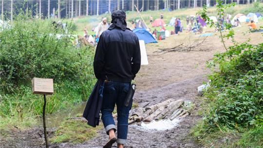 Bis zu 1500 Besucher waren schätzungsweise in der Spitze vor Ort. Mittlerweise sind die meisten abgereist.