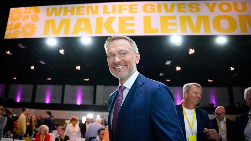Bis zum Ende kämpferisch: Christian Lindner. 