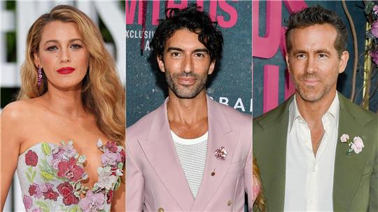 Blake Lively (links) und Justin Baldoni (Mitte) legen ihren Gerichtsstreit bei. (Archivbilder)
