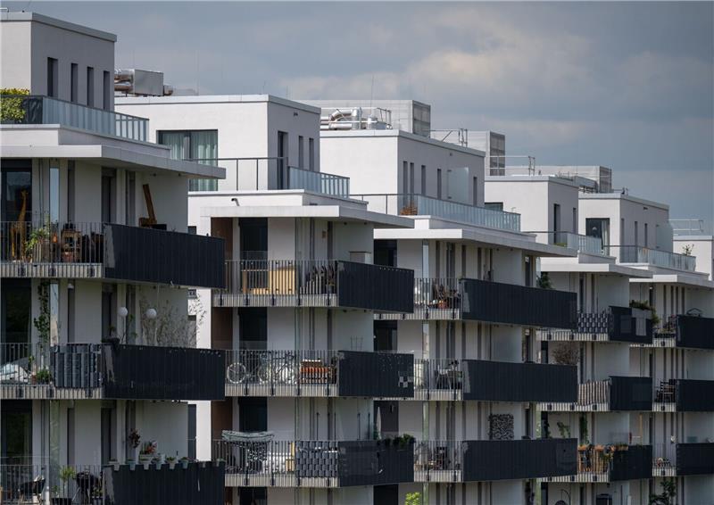 Blick auf Neubau-Wohnungen im Berliner Bezirk Schöneberg.