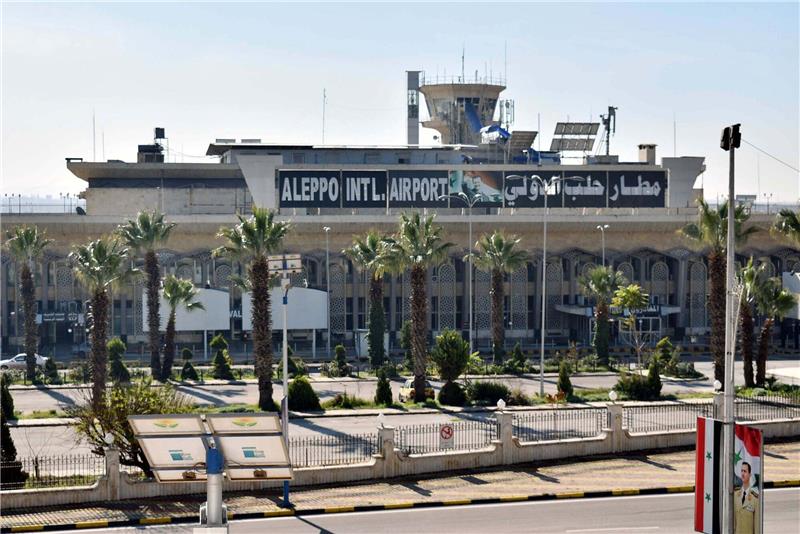 Bericht: Israelischer Luftangriff auf Flughafen Aleppo Blick auf den internationalen Flughafen Aleppo im Februar 2020.