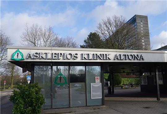 Blick auf die Asklepios Klinik Altona.