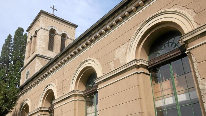Hornburg lässt seine alten Fachwerkhäuser sprechen Blick auf die St.-Stephanus-Kirche zu Zilly im Schinkel-Stil – ein klassizistischer Saalbau.