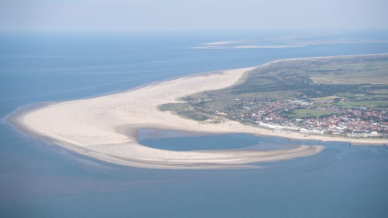 Inseln fordern Stopp für geplante Erdgasförderung Blick auf die ostfriesische Insel Borkum.