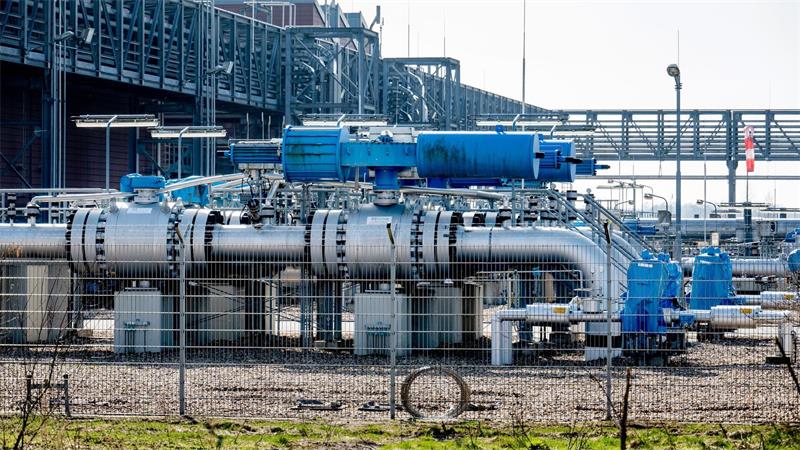 Blick auf einen Gasspeicher: Deutschlands Gasspeicher sind deutlich leerer als in den Vorjahren.