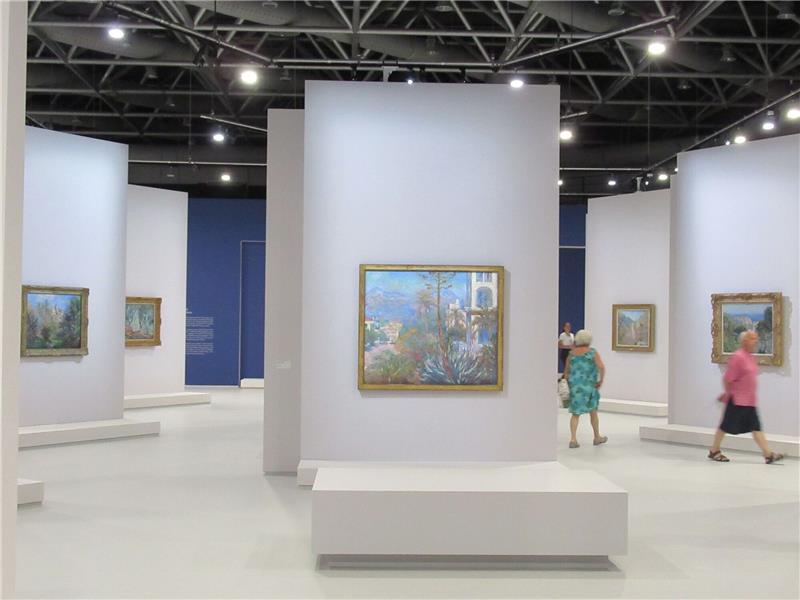 Große Monet-Schau in Monaco: Von Monte-Carlo bis Bordighera Blick in die Ausstellung «En pleine lumière» (Bei vollem Licht) im Grimaldi-Forum.