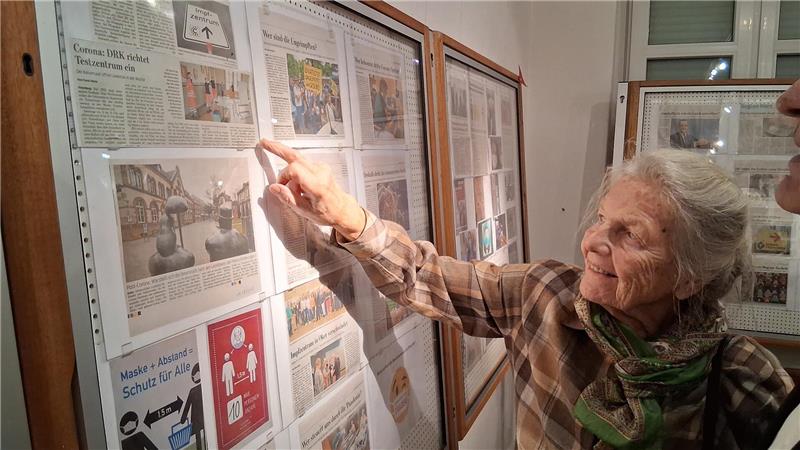 Heimatmuseum Vienenburg eröffnet Ausstellung zur Corona-Zeit Blick in die Ausstellung: Erinnerungen an die Coronazeit in Vienenburg.