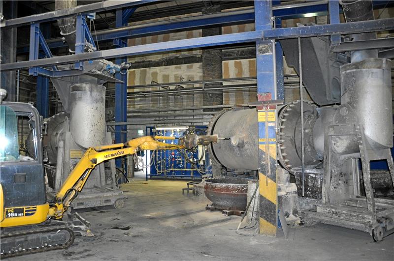 Blick in die Produktion: Die Starck Tungsten Powders haben ihre Firmenzentrale in Goslar.  Archivfoto: Heine