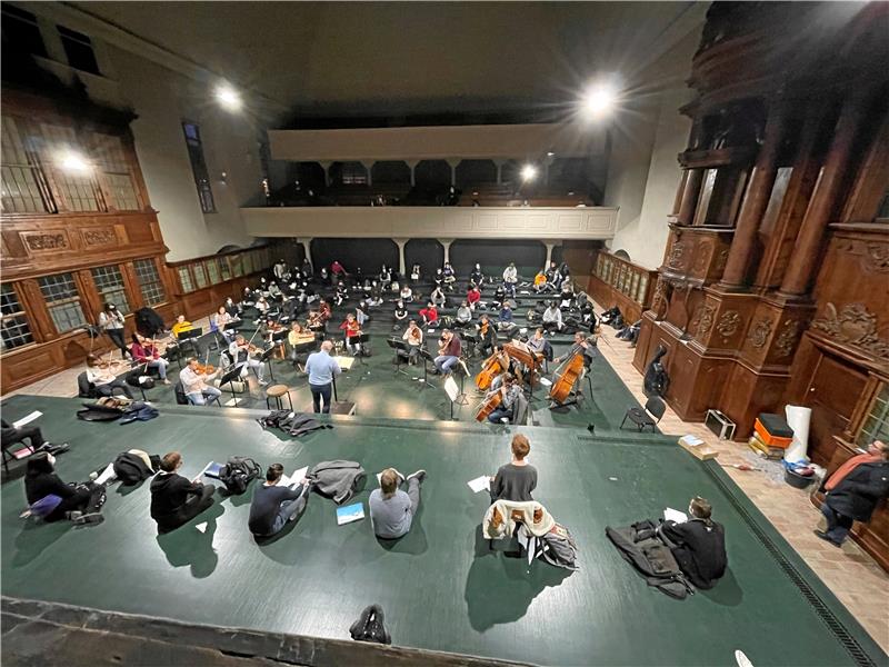Blick ins Konzerthaus Liebfrauen, das vor der Eröffnung steht. Foto: Konzerthaus
