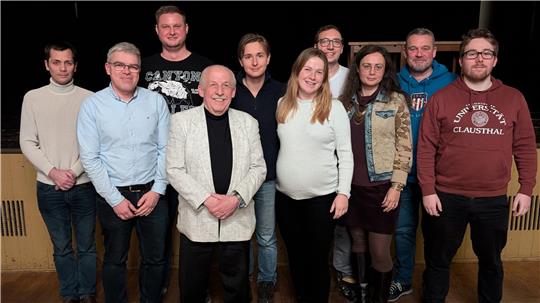 Blick mit dem CDU-Stadtverband optimistisch in die Zukunft (v.l.): Joschka Röben, Jens Lutz, Tobias Bierwirth, Udo Künstel, Dr. Constantin Weigel, Tina Waldow, Joshua Ehrmann, Dr. Natalia Schaffel-Mancini, Lars Weitemeyer und Maximilian Kick.