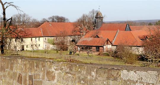 Blick über die Mauer hinweg: Der Gutshof prägt Alt Wallmoden. In diesem Jahr will der neu gegründete Verein eine Führung über das Areal anbieten.