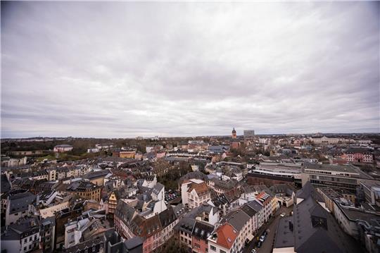 Blick vom Dom auf Mainz - laut dem IW-Consult-Städteranking die dynamischste deutsche Großstadt.