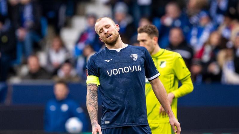 Schwerer Dämpfer für Bochum: 0:1 gegen Hoffenheim Bochum spielte entschlossen aber nicht gefährlich genug.
