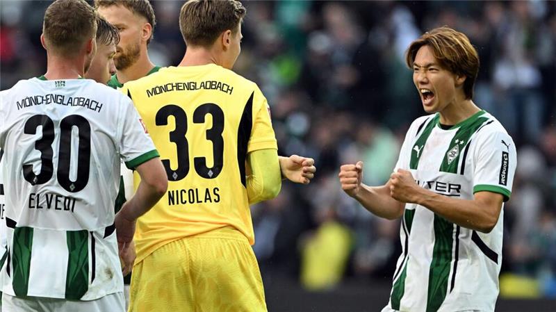 Borussia Mönchengladbach feierte einen Last-Minute-Sieg.