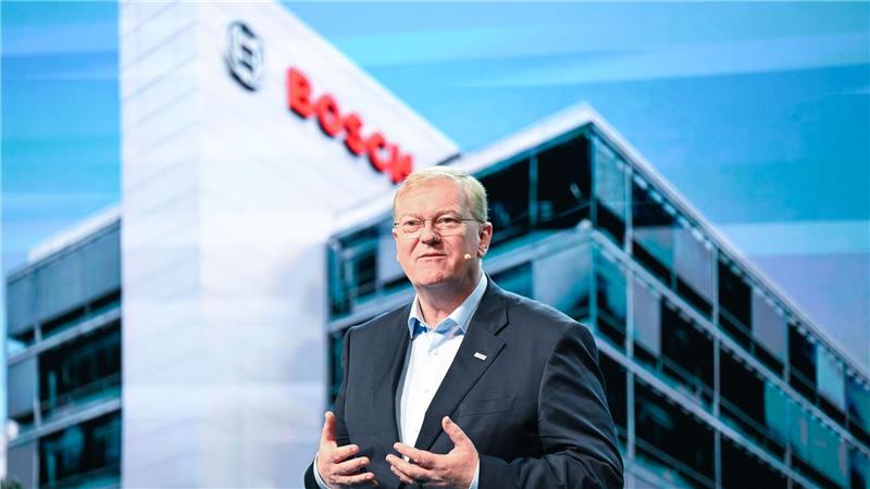 Nach Gewinneinbruch: Was erwartet Bosch in diesem Jahr? Bosch-Chef Hartung: „Das Jahr wird extrem schwierig in der Vorhersage“.