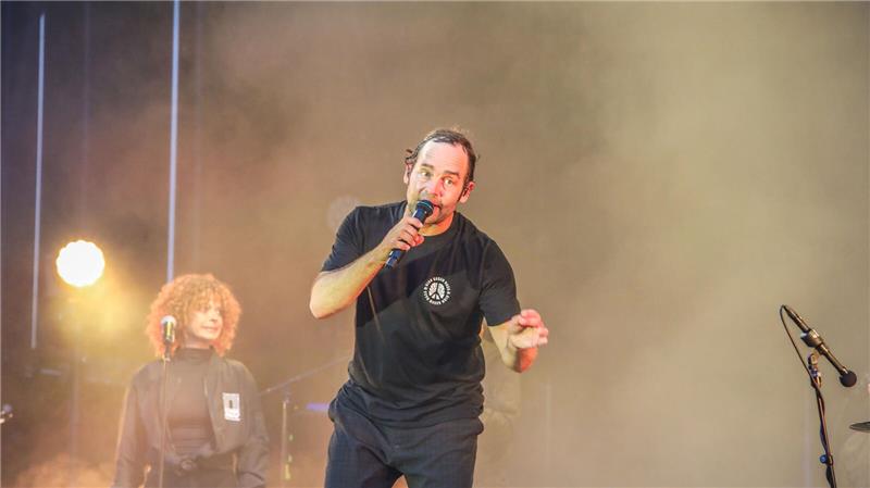 Bosse beim zweiten Abend der Yellow-Jockey-Konzerte