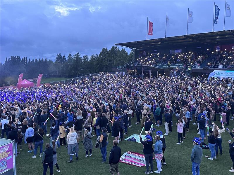 Bosse beim zweiten Abend der Yellow-Jockey-Konzerte
