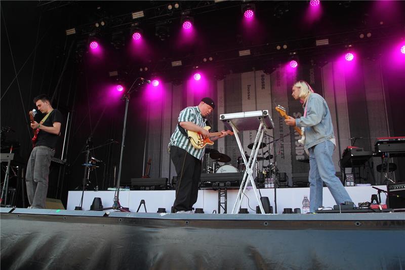 Bosse und Siggi beim zweiten Konzert des Yellow-Jockey-Festivals
