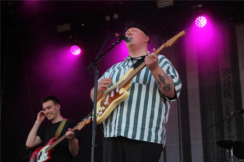 Bosse und Siggi beim zweiten Konzert des Yellow-Jockey-Festivals