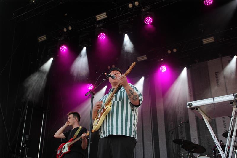 Bosse und Siggi beim zweiten Konzert des Yellow-Jockey-Festivals