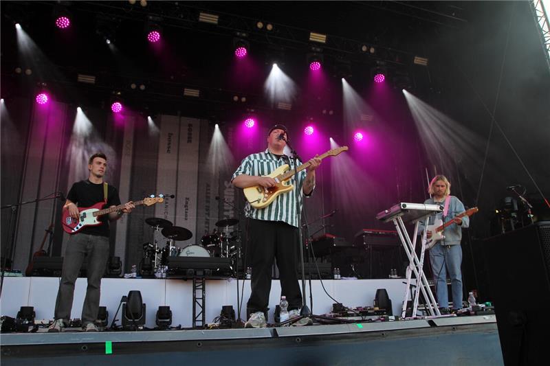 Bosse und Siggi beim zweiten Konzert des Yellow-Jockey-Festivals