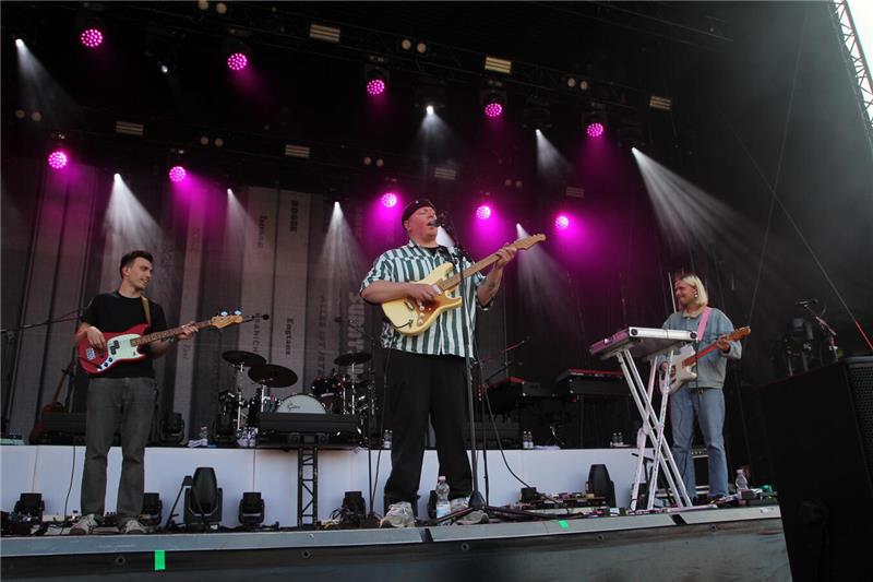 Bosse und Siggi beim zweiten Konzert des Yellow-Jockey-Festivals