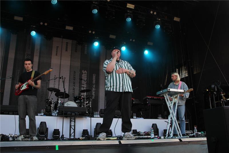 Bosse und Siggi beim zweiten Konzert des Yellow-Jockey-Festivals