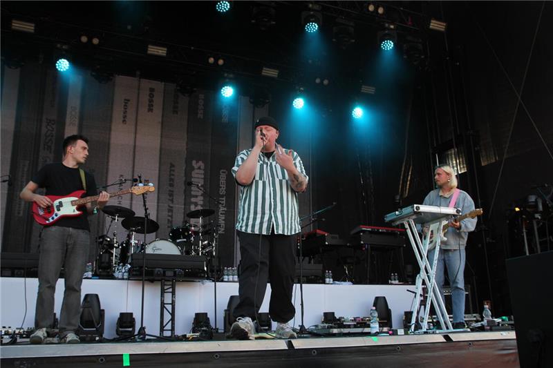 Bosse und Siggi beim zweiten Konzert des Yellow-Jockey-Festivals