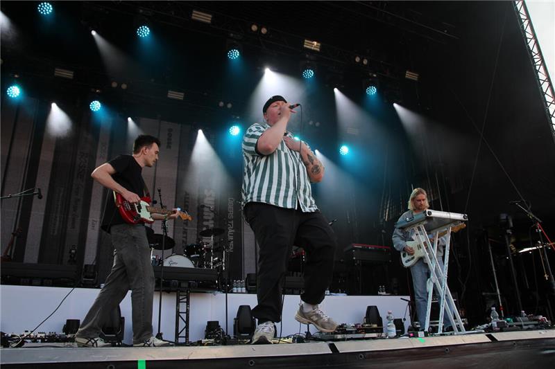 Bosse und Siggi beim zweiten Konzert des Yellow-Jockey-Festivals