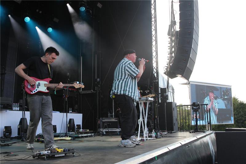 Bosse und Siggi beim zweiten Konzert des Yellow-Jockey-Festivals