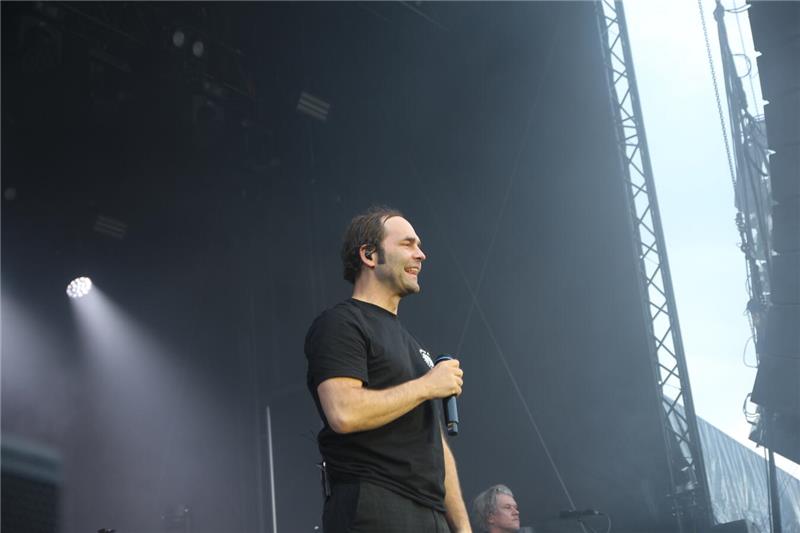 Bosse und Siggi beim zweiten Konzert des Yellow-Jockey-Festivals