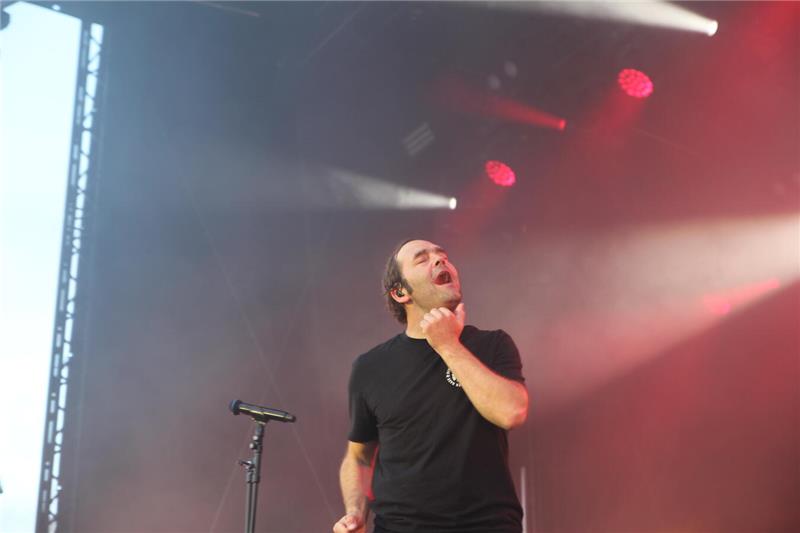 Bosse und Siggi beim zweiten Konzert des Yellow-Jockey-Festivals