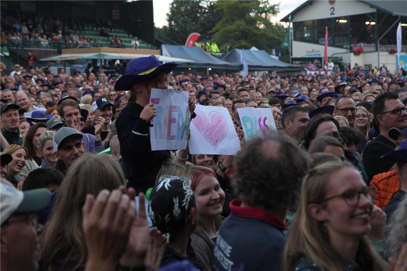 Bosse und Siggi beim zweiten Konzert des Yellow-Jockey-Festivals