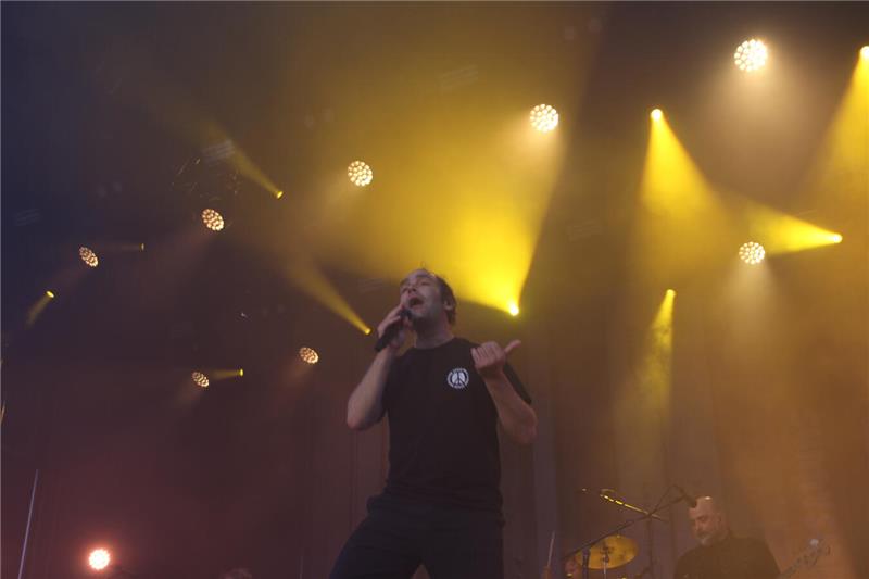 Bosse und Siggi beim zweiten Konzert des Yellow-Jockey-Festivals