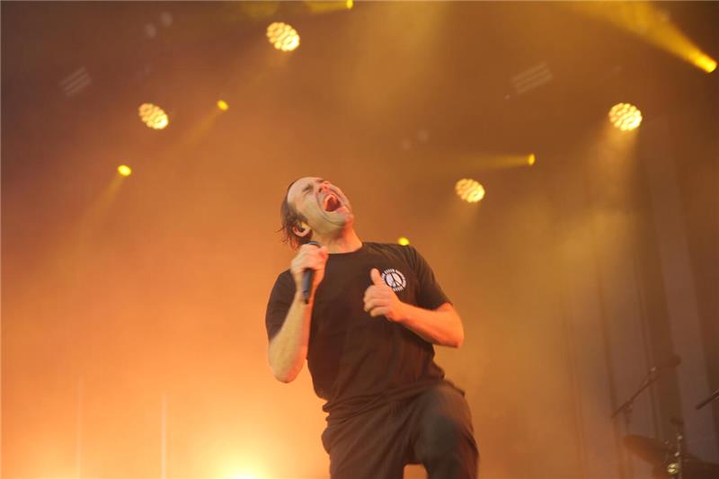 Bosse und Siggi beim zweiten Konzert des Yellow-Jockey-Festivals